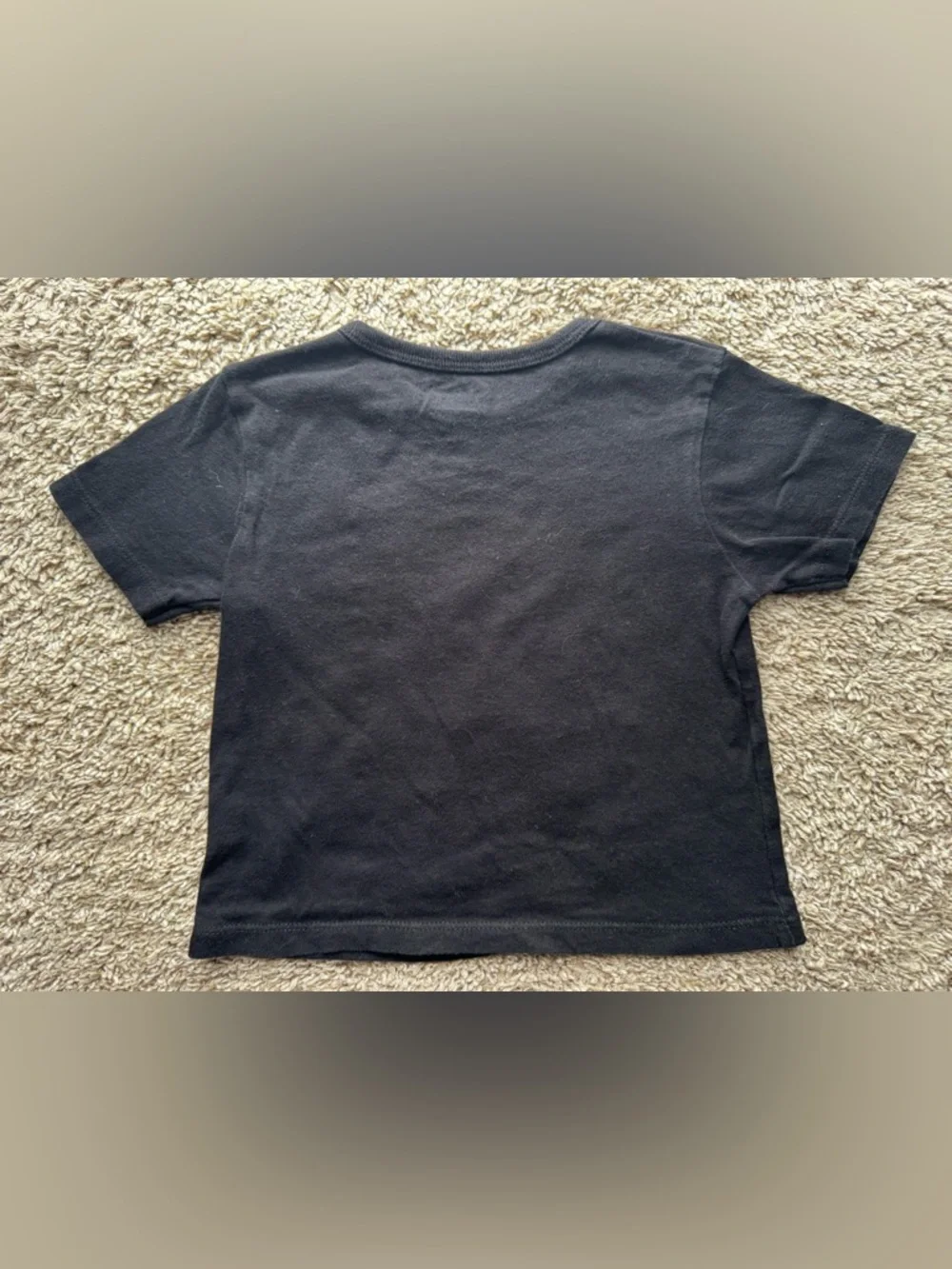 12–18M The Children’s Place “Raised By An Awesome Mama” Black Graphic Tee - Picture 2 of 4